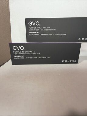 2 pk evo Purple Toothpaste Peppermint - Purple